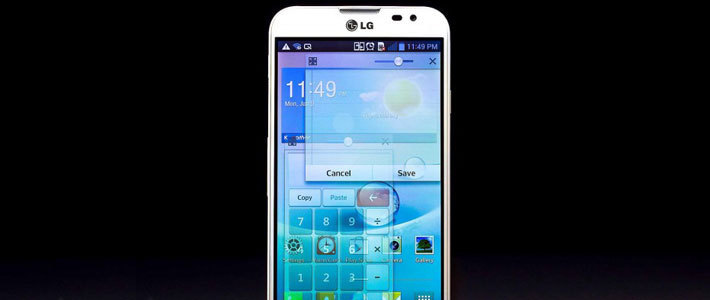 LG Optimus G Pro научился следить за глазами пользователя