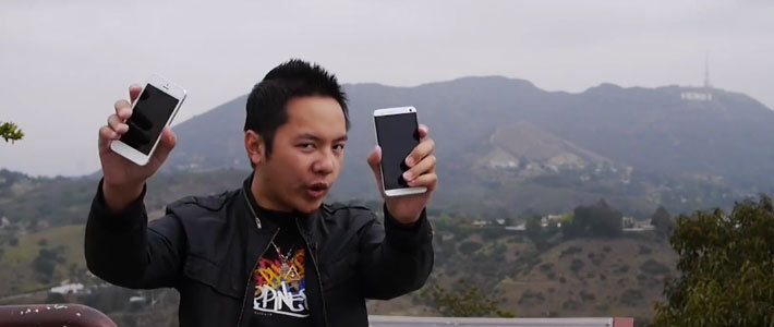 Журналист проверил HTC One и iPhone 5 на прочность