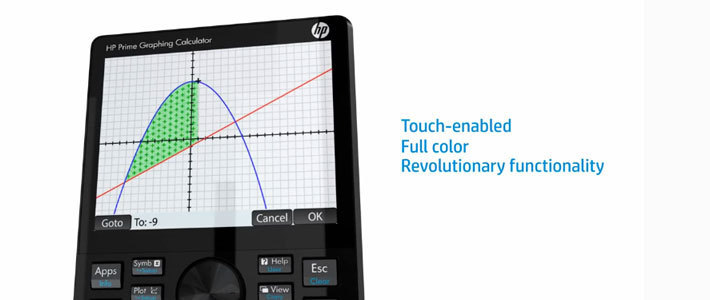 HP анонсировала графический калькулятор с цветным тачскрином