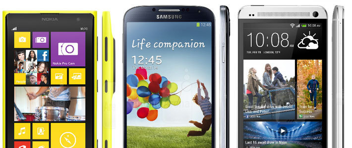 Журналисты сравнили габариты Nokia Lumia 1020 с другими смартфонами