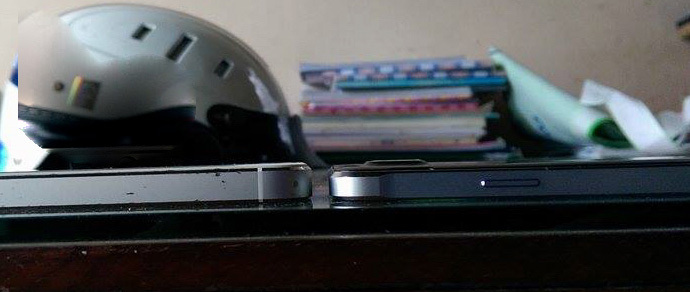 Смартфон Samsung Galaxy Alpha сравнили на фото с iPhone 5s