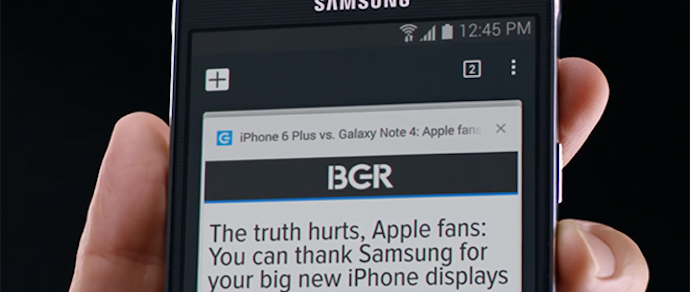 Samsung: теперь люди говорят, что iPhone 6 Plus подражает Galaxy Note 2