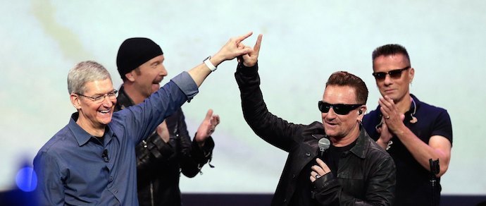 Apple вместе с U2 разрабатывает «антипиратский» музыкальный формат
