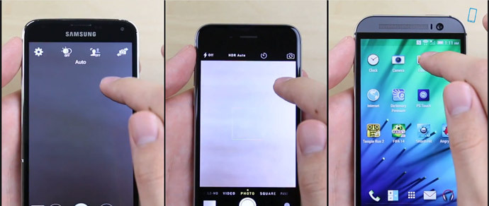 «Жизненный тест»: iPhone 6 работает в полтора раза быстрее Galaxy S5