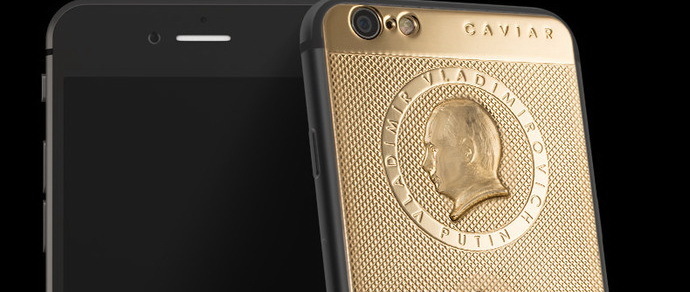 Кремль выступил против продаж золотых iPhone 6 с барельефом Путина
