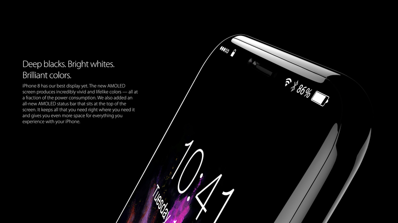 Дизайнеры показали концепт iPhone 8 без кнопок и со стилусом