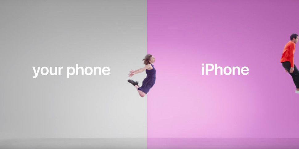 Apple намекнула на тормоза и уязвимость других смартфонов в рекламе iPhone