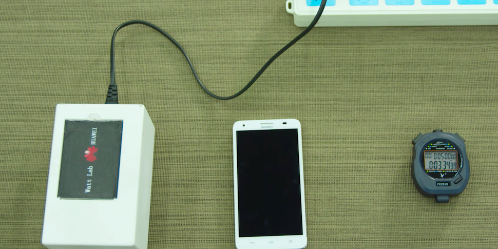 Huawei покажет на MWC, как за 5 минут зарядить батарею на 48%?