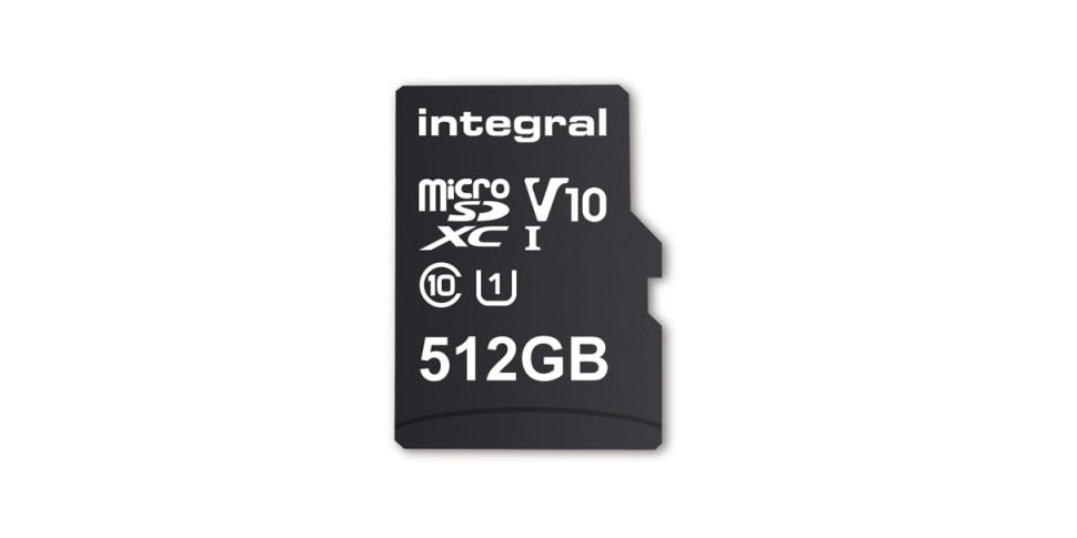 Integral выпустила карту microSD с рекордной емкостью в 512 ГБ