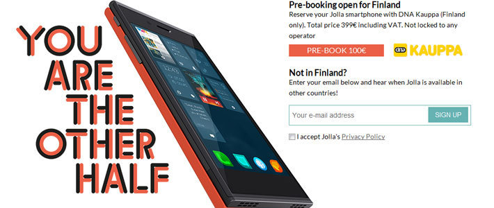 Jolla рассказала о технических характеристиках смартфона на Sailfish OS