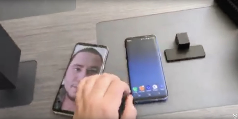 Распознавание лица на Galaxy S8 обошли с помощью фотографии