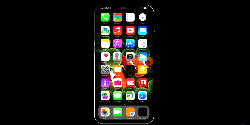 Дизайнеры показали концепт iPhone 8: как у Samsung, только больше