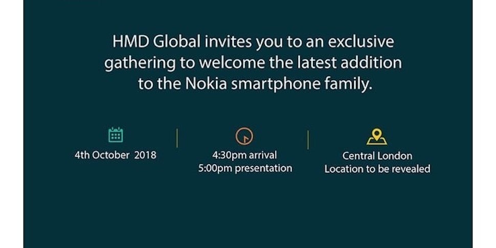 <div>                                 Новый смартфон Nokia представят 4 октября                            </div>