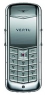 Vertu Constellation Polished Stainless Steel Pink Leather