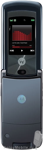 Плеер на внешнем экране Moto Razr2 V8